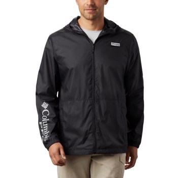 Pánské Bundy Columbia PFG Three Streams Windbreaker Černé VMCDRX376